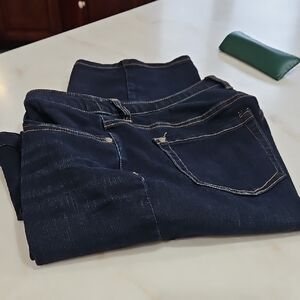 Christopher & Banks Navy High Waist Skimmers/Signature Slimming